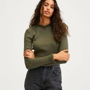 Long -sleeved t-shirt with ruffles (Demo)