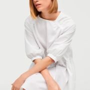 Puffed sleeves cotton dress (Demo)