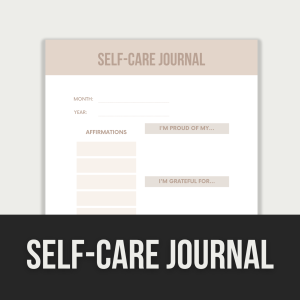 self care journal