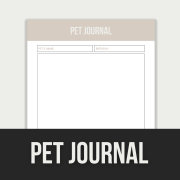 pet journal
