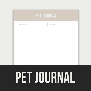 pet journal