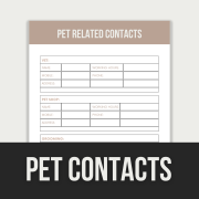 pet contacts