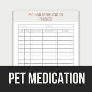 pet medication