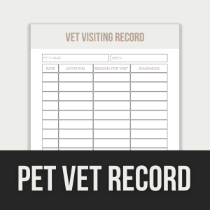 pet vet record