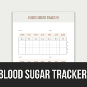 blood sugar tracker