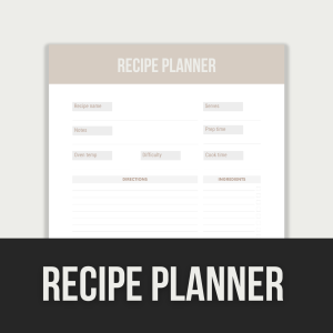 recipe planner