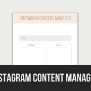 instagram content manager