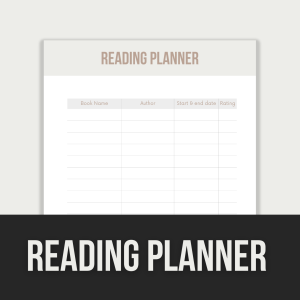 reading planner
