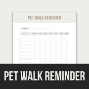 pet walk reminder