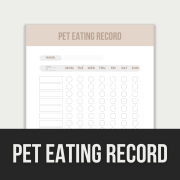 pet eating record