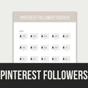 pinterest followers