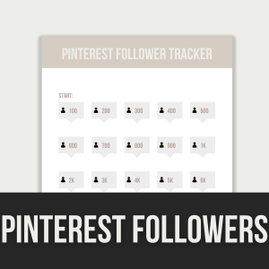 pinterest followers