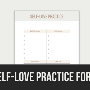self-love practice form