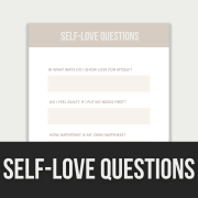 self-love questions