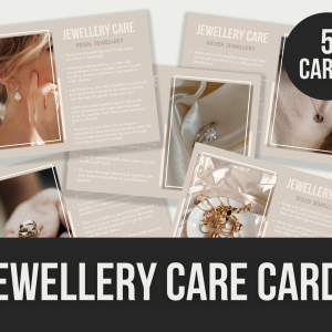 jewellery care cards
