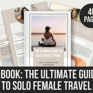e-book: the ultimate guide to solo female travel