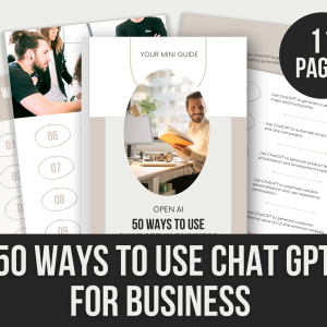 50 ways to use chatgpt for business