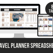 travel planner spreadsheet