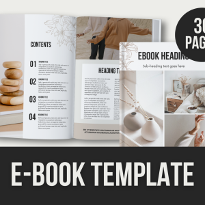 e-book template