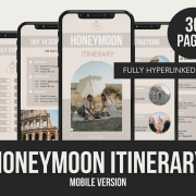 honeymoon itnerary mobile