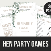 hen party games