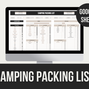 camping packing list